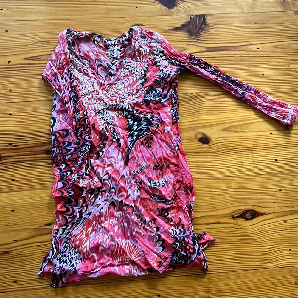 Vintage small resort wear tunic